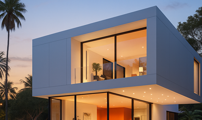 Modern house exterior